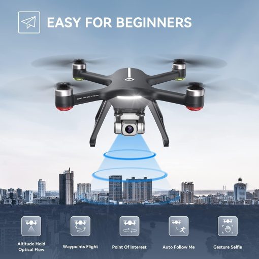 Holy Stone HS700E Drone with 4K HD UHD EIS Anti Shake 130°FOV Camera for Adults, GPS Quadcopter with 5GHz FPV Transmission, Brushless Motor, Easy Auto Return Home, Follow Me and Outdoor Carrying Case Professional Camera Drone - Image 6