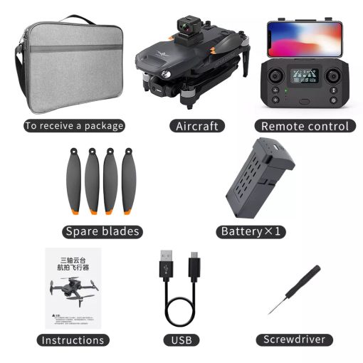 KFPLAN KF106 Drone - 3-Axis Obstacle Avoidance 6K HD Professional Camera 25 min long distance Gimbal motors Brushless Professional Camera Drone 7 KFPLAN KF106 Drone - 3-Axis Obstacle Avoidance 6K HD Professional Camera 25 min long distance Gimbal motors Brushless Professional Camera Drone — изображение 7