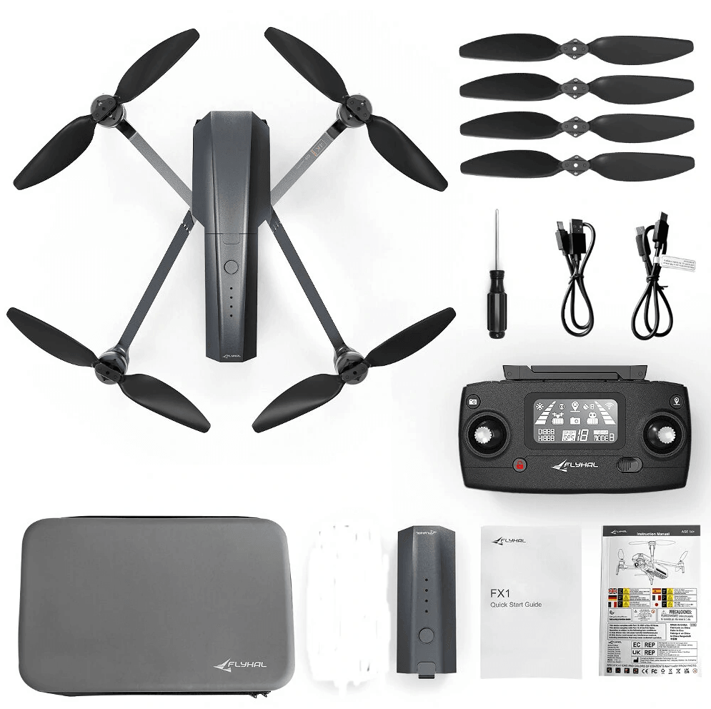 FLYHAL FX1 Drone - 5G WIFI GPS 3-axis Gimbal 50x 4K HD EIS Camera 28mins Flight Time Professional Camera Drone 2 FLYHAL FX1 Drone - 5G WIFI GPS 3-axis Gimbal 50x 4K HD EIS Camera 28mins Flight Time Professional Camera Drone — изображение 2