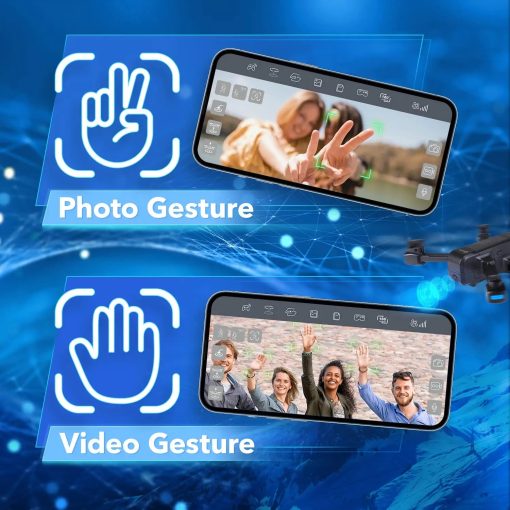 Contixo F22 FPV Drone - with Camera for Adults, Kids, Beginners - 2.4G RC Quadcopter with 4K HD FHD Camera - Gesture Control, Custom Flight Path, WiFi, GPS Auto Hover Return Home, Follow Me, Carrying Case Professional Camera Drone 8 Contixo F22 FPV Drone - with Camera for Adults, Kids, Beginners - 2.4G RC Quadcopter with 4K HD FHD Camera - Gesture Control, Custom Flight Path, WiFi, GPS Auto Hover Return Home, Follow Me, Carrying Case Professional Camera Drone — изображение 8