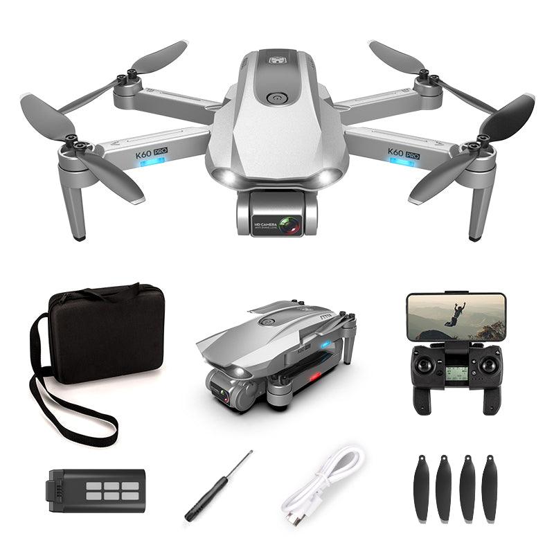 K60 Pro Drone - GPS 6K HD 5G HD Camera Two Axis Gimbal Camera Brushless Motor Drones Distance 1.2KM 1200M Flight 30mins Professional Camera Drone