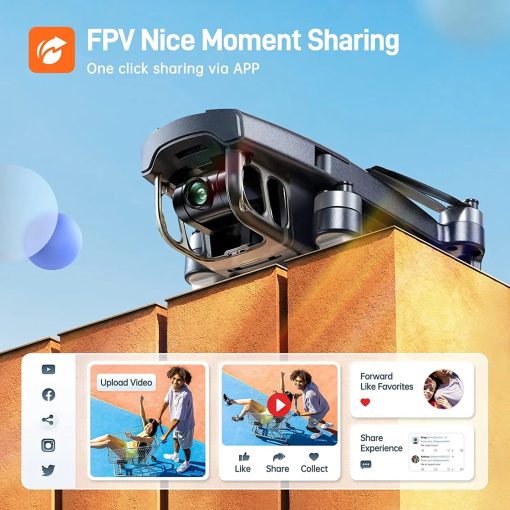 طائرة بدون طيار Bwine F7 MINI Drone - مع 60 دقيقة GPS 4K HD UHD كاميرا 4K UHD للبالغين - 5GH FPV RC Quadcopter مع محرك بدون فرش، العودة التلقائية، اتبعني، الطيران الدائري، الطيران الدائري، الطيران في نقطة الطريق، تثبيت الارتفاع، بطاريتان للرحلات الطويلة، حقيبة حمل مخصصة طائرة بدون طيار احترافية بكاميرا 7 Bwine F7 MINI Drone - with 60Mins GPS 4K HD UHD Camera for Adults - 5GH FPV RC Quadcopter with Brushless Motor, Auto Return, Follow Me, Circle Fly, Waypoint Fly, Altitude Hold, Two Battery Long Flight, Customized Carrying Case Professional Camera Drone - صورة Bwine F7 MINI Drone - with 60Mins GPS 4K HD UHD Camera for Adults - 5GH FPV RC Quadcopter with Brushless Motor, Auto Return, Follow Me, Circle Fly, Waypoint Fly, Altitude Hold, Two Battery Long Flight, Customized Carrying Case Professional Camera Drone - صورة 7