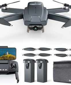 Bwine F7 MINI Drone - with 60Mins GPS 4K HD UHD Camera for Adults - 5GH FPV RC Quadcopter with Brushless Motor, Auto Return, Follow Me, Circle Fly, Waypoint Fly, Altitude Hold, Two Battery Long Flight, Customized Carrying Case Professional Camera Drone