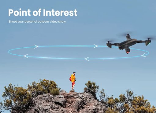 UranHub GPS Drone with Camera for Adults 2K UHD FPV Live Video, Foldable RC Quadcopter with 2 Batteries, Follow Me, Auto Return, Gesture Control, Waypoints and Point of Interest Professional Camera Drone — изображение 3