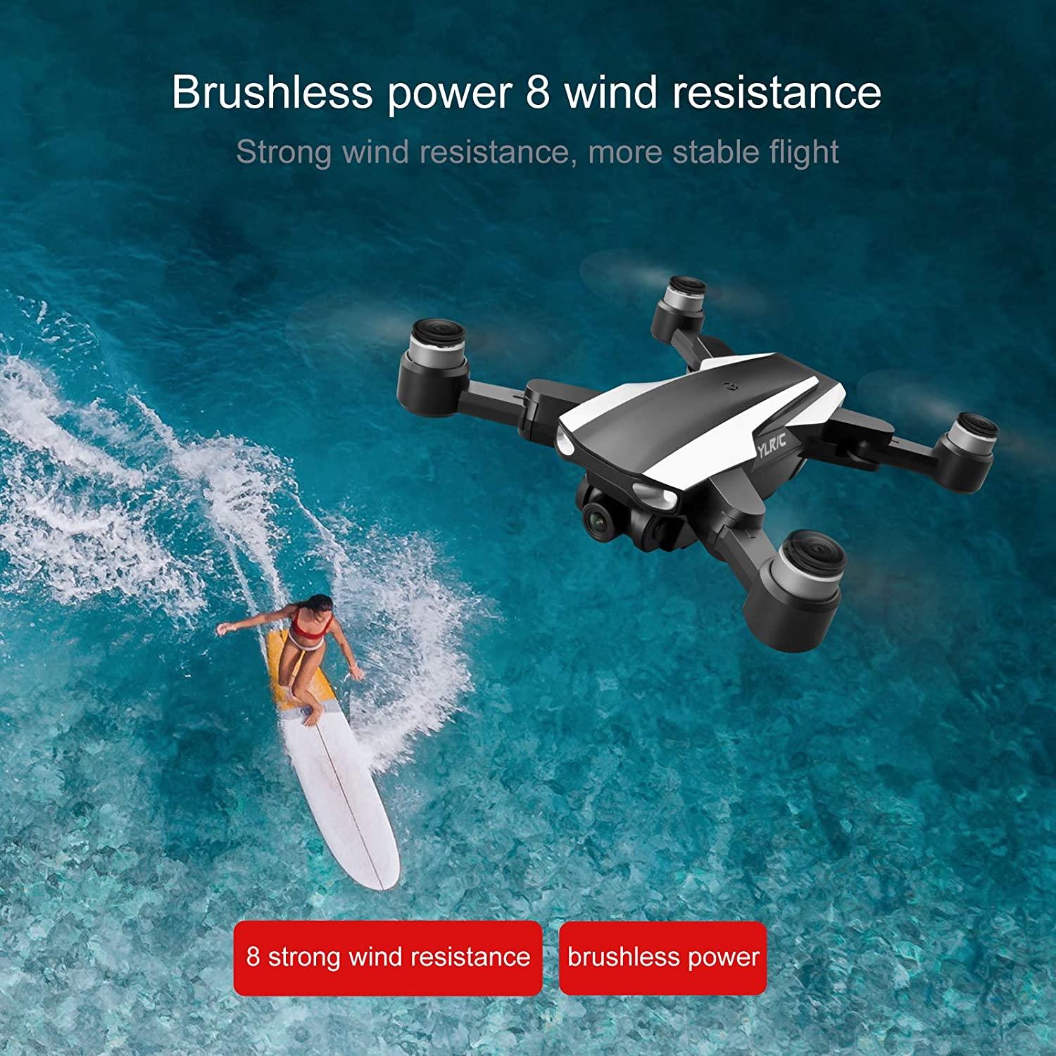 S105 PRO Drone - GPS 5G Wifi Professional 4K HD Double Camera Brushless Motor Drones Stabilier, Drone for Adult with 3 Batteries Professional Camera Drone - صورة S105 PRO Drone - GPS 5G Wifi Professional 4K HD Double Camera Brushless Motor Drones Stabilier, Drone for Adult with 3 Batteries Professional Camera Drone - صورة 7