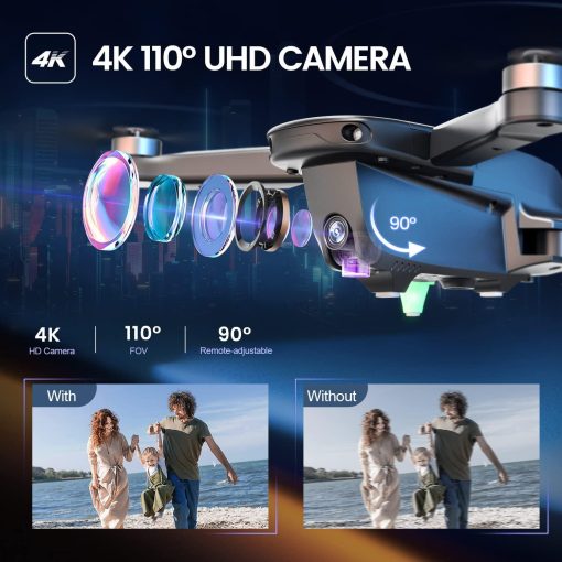 Holy Stone HS175D GPS Drone - with 4K HD Camera for Adults RC Quadcopter with Auto Return, Follow Me, Brushless Motor, Circle Fly, Waypoint Fly, Altitude Hold, Headless Mode, 46 Mins Long Flight Professional Camera Drone 4 Holy Stone HS175D GPS Drone - with 4K HD Camera for Adults RC Quadcopter with Auto Return, Follow Me, Brushless Motor, Circle Fly, Waypoint Fly, Altitude Hold, Headless Mode, 46 Mins Long Flight Professional Camera Drone - صورة Holy Stone HS175D GPS Drone - with 4K HD Camera for Adults RC Quadcopter with Auto Return, Follow Me, Brushless Motor, Circle Fly, Waypoint Fly, Altitude Hold, Headless Mode, 46 Mins Long Flight Professional Camera Drone - صورة 4