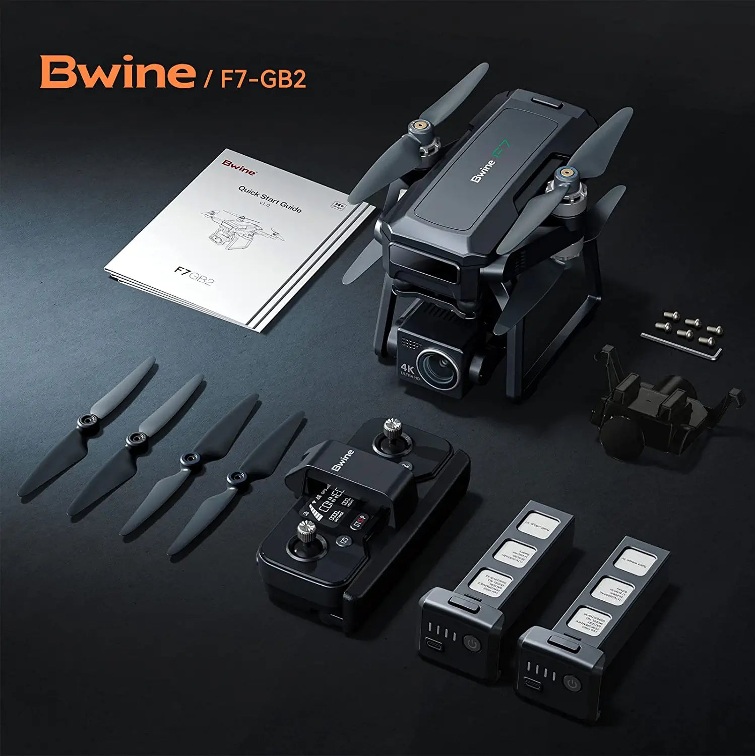 Bwine F7 Drone - with Camera for Adults 4K, 9800ft Video Transmission, Camera Drone with 3-Axis Gimbal, GPS Auto Return, Follow Me, Waypoints, Level 6 Wind Resistance, 2 Batteries for 50 Min Flight Time Professional Camera Drone 4 Bwine F7 Drone - with Camera for Adults 4K, 9800ft Video Transmission, Camera Drone with 3-Axis Gimbal, GPS Auto Return, Follow Me, Waypoints, Level 6 Wind Resistance, 2 Batteries for 50 Min Flight Time Professional Camera Drone — изображение 4