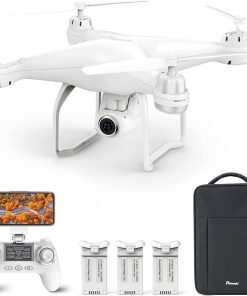 Potensic T25 Drone - with Camera for Adults, 2K GPS FPV Camera Drone with Backpack, 3 Batteries, Auto Return Home, Follow Me, Waypoint Fly, Altitude Hold, 2023 Upgraded Professional Camera Drone
