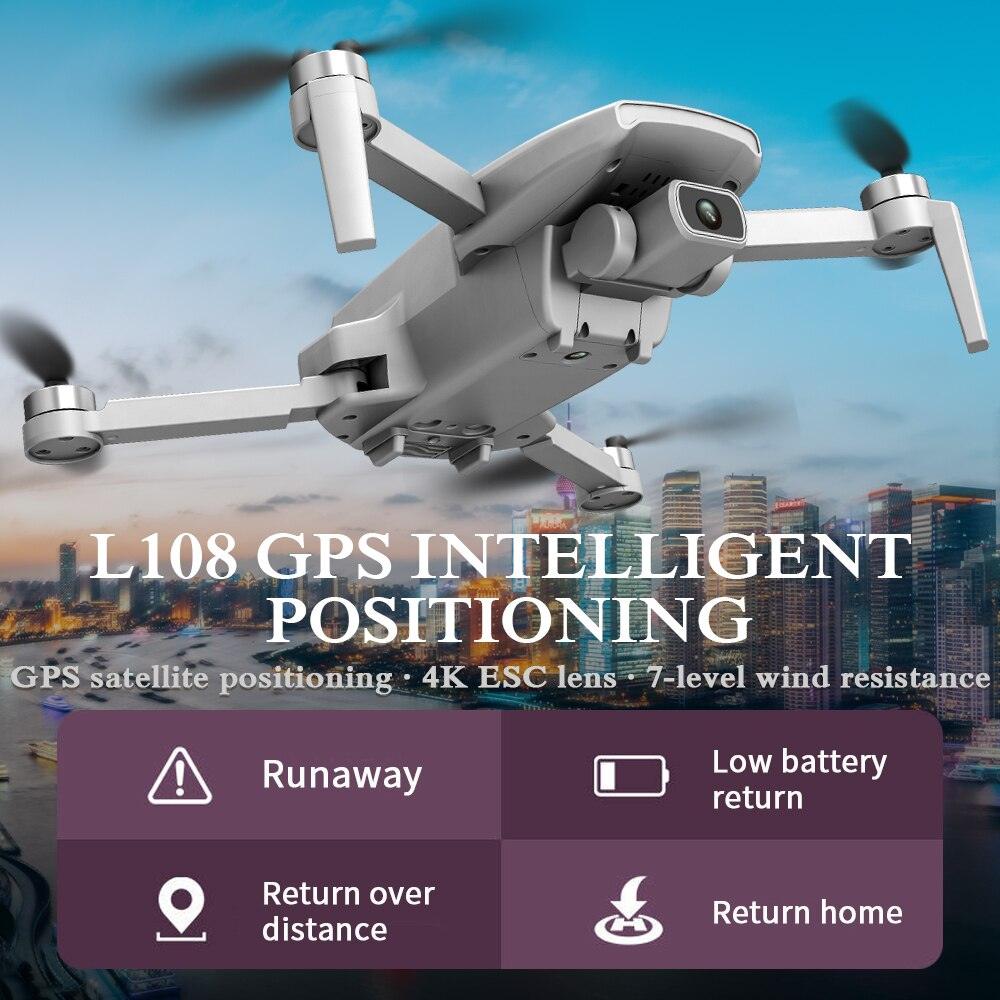 L108 Gps Drone - HD 4K HD Camera Professional 1km Image Transmission Brushless Motor RC Foldable Quadcopter Professional Camera Drone 24 L108 Gps Drone - HD 4K HD Camera Professional 1km Image Transmission Brushless Motor RC Foldable Quadcopter Professional Camera Drone - صورة L108 Gps Drone - HD 4K HD Camera Professional 1km Image Transmission Brushless Motor RC Foldable Quadcopter Professional Camera Drone - صورة 24