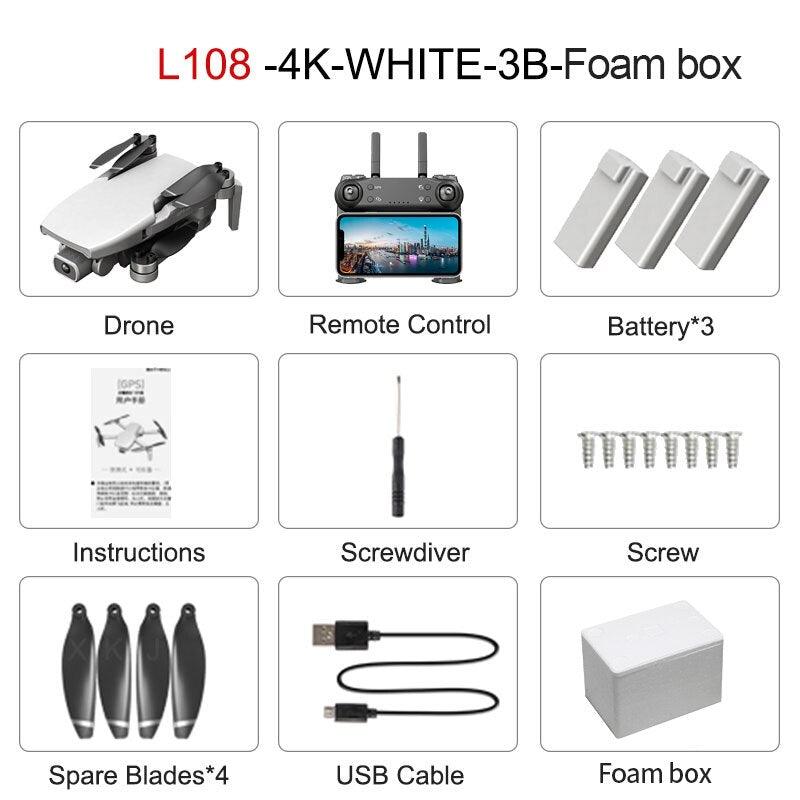 L108 Gps Drone - HD 4K HD Camera Professional 1km Image Transmission Brushless Motor RC Foldable Quadcopter Professional Camera Drone 20 L108 Gps Drone - HD 4K HD Camera Professional 1km Image Transmission Brushless Motor RC Foldable Quadcopter Professional Camera Drone - صورة L108 Gps Drone - HD 4K HD Camera Professional 1km Image Transmission Brushless Motor RC Foldable Quadcopter Professional Camera Drone - صورة 20