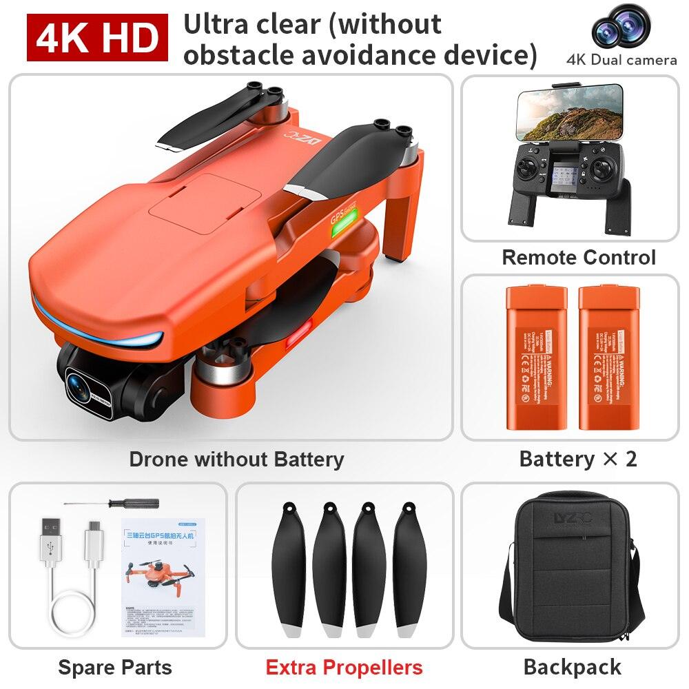 L800 Pro 2 Drone 4K HD Professional GPS FPV With Camera 3-Axis Gimbal 5G WIFI Dron Obstacle Avoidance Brushless Motor RC Quadcopter Professional Camera Drone 12 L800 Pro 2 Drone 4K HD Professional GPS FPV With Camera 3-Axis Gimbal 5G WIFI Dron Obstacle Avoidance Brushless Motor RC Quadcopter Professional Camera Drone — изображение 12