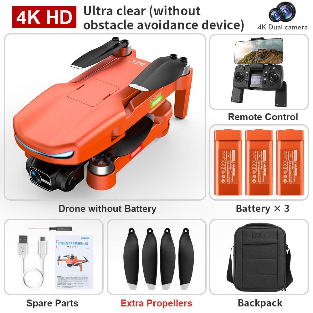 L800 Pro 2 Drone 4K HD Professional GPS FPV With Camera 3-Axis Gimbal 5G WIFI Dron Obstacle Avoidance Brushless Motor RC Quadcopter Professional Camera Drone 11 L800 Pro 2 Drone 4K HD Professional GPS FPV With Camera 3-Axis Gimbal 5G WIFI Dron Obstacle Avoidance Brushless Motor RC Quadcopter Professional Camera Drone — изображение 11