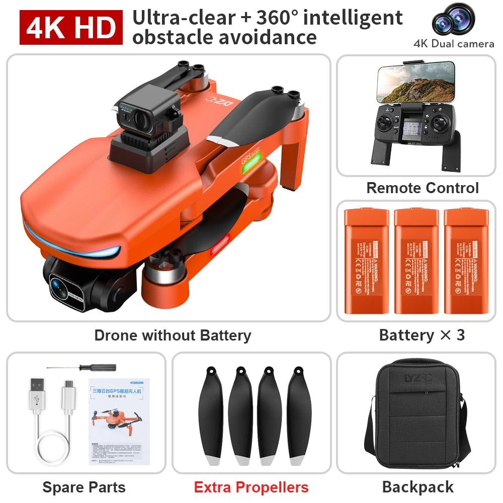 L800 Pro 2 Drone 4K HD Professional GPS FPV With Camera 3-Axis Gimbal 5G WIFI Dron Obstacle Avoidance Brushless Motor RC Quadcopter Professional Camera Drone 10 L800 Pro 2 Drone 4K HD Professional GPS FPV With Camera 3-Axis Gimbal 5G WIFI Dron Obstacle Avoidance Brushless Motor RC Quadcopter Professional Camera Drone — изображение 10