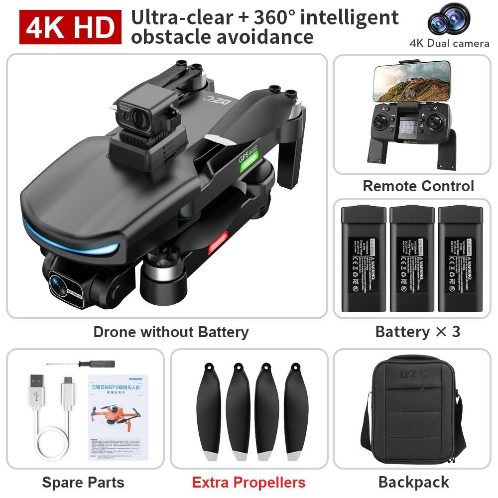 L800 Pro 2 Drone 4K HD Professional GPS FPV With Camera 3-Axis Gimbal 5G WIFI Dron Obstacle Avoidance Brushless Motor RC Quadcopter Professional Camera Drone 5 L800 Pro 2 Drone 4K HD Professional GPS FPV With Camera 3-Axis Gimbal 5G WIFI Dron Obstacle Avoidance Brushless Motor RC Quadcopter Professional Camera Drone — изображение 5