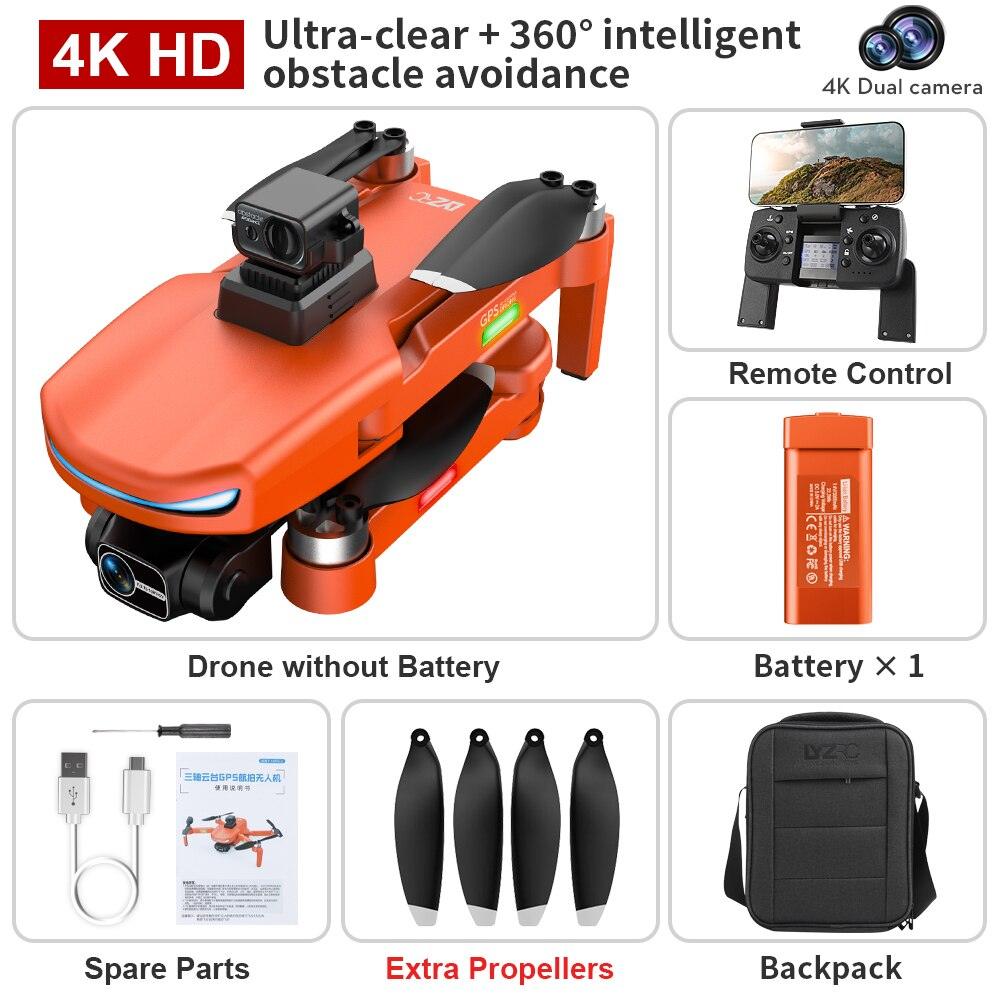 L800 Pro 2 Drone 4K HD Professional GPS FPV With Camera 3-Axis Gimbal 5G WIFI Dron Obstacle Avoidance Brushless Motor RC Quadcopter Professional Camera Drone 4 L800 Pro 2 Drone 4K HD Professional GPS FPV With Camera 3-Axis Gimbal 5G WIFI Dron Obstacle Avoidance Brushless Motor RC Quadcopter Professional Camera Drone — изображение 4