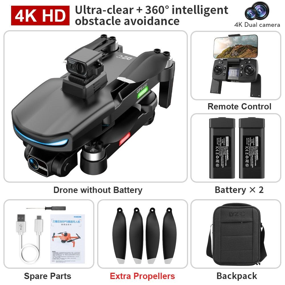 L800 Pro 2 Drone 4K HD Professional GPS FPV With Camera 3-Axis Gimbal 5G WIFI Dron Obstacle Avoidance Brushless Motor RC Quadcopter Professional Camera Drone 3 L800 Pro 2 Drone 4K HD Professional GPS FPV With Camera 3-Axis Gimbal 5G WIFI Dron Obstacle Avoidance Brushless Motor RC Quadcopter Professional Camera Drone — изображение 3