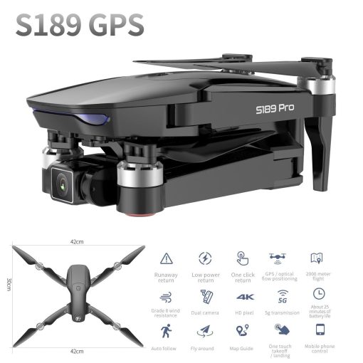 S189 Drone - GPS 6K HD Dual Camera 5G WIFI FPV Brushless Motor Foldable Quadcopter Helicopter Long Battery Life Gift Toy Professional Camera Drone 12 S189 Drone - GPS 6K HD Dual Camera 5G WIFI FPV Brushless Motor Foldable Quadcopter Helicopter Long Battery Life Gift Toy Professional Camera Drone - صورة S189 Drone - GPS 6K HD Dual Camera 5G WIFI FPV Brushless Motor Foldable Quadcopter Helicopter Long Battery Life Gift Toy Professional Camera Drone - صورة 12