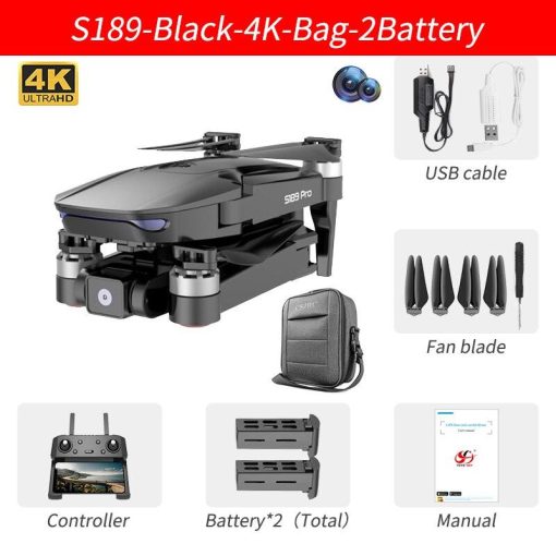 S189 Drone - GPS 6K HD Dual Camera 5G WIFI FPV Brushless Motor Foldable Quadcopter Helicopter Long Battery Life Gift Toy Professional Camera Drone 4 S189 Drone - GPS 6K HD Dual Camera 5G WIFI FPV Brushless Motor Foldable Quadcopter Helicopter Long Battery Life Gift Toy Professional Camera Drone - صورة S189 Drone - GPS 6K HD Dual Camera 5G WIFI FPV Brushless Motor Foldable Quadcopter Helicopter Long Battery Life Gift Toy Professional Camera Drone - صورة 4