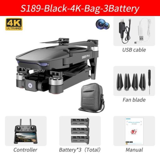 S189 Drone - GPS 6K HD Dual Camera 5G WIFI FPV Brushless Motor Foldable Quadcopter Helicopter Long Battery Life Gift Toy Professional Camera Drone 3 S189 Drone - GPS 6K HD Dual Camera 5G WIFI FPV Brushless Motor Foldable Quadcopter Helicopter Long Battery Life Gift Toy Professional Camera Drone - صورة S189 Drone - GPS 6K HD Dual Camera 5G WIFI FPV Brushless Motor Foldable Quadcopter Helicopter Long Battery Life Gift Toy Professional Camera Drone - صورة 3