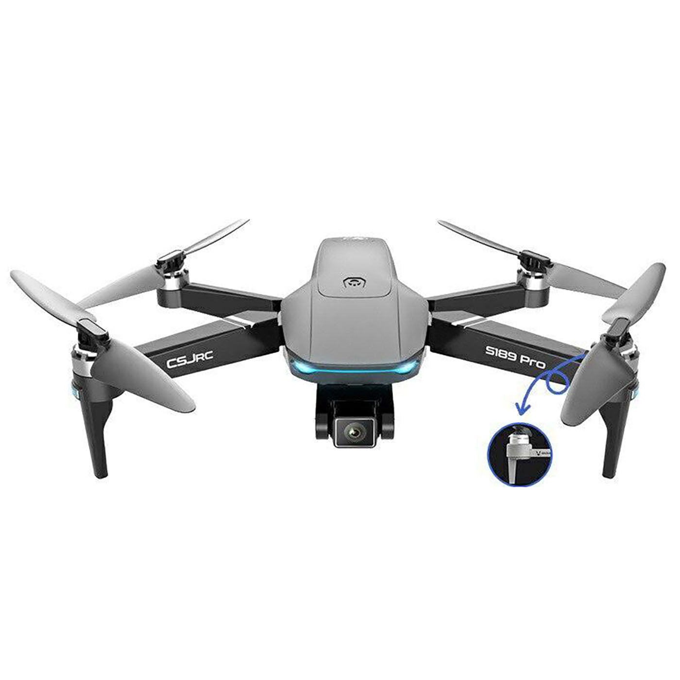 S189 Drone - GPS 6K HD Dual Camera 5G WIFI FPV Brushless Motor Foldable Quadcopter Helicopter Long Battery Life Gift Toy Professional Camera Drone