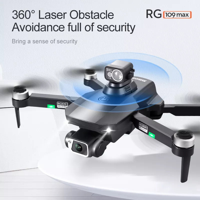 RG109 MAX - RC Drone With Obstacle Avoidance 4K HD SEC Dual Camera GPS 5G WIFI Foldable RC Quadcopters Drone Professional Camera Drone 4 RG109 MAX - RC Drone With Obstacle Avoidance 4K HD SEC Dual Camera GPS 5G WIFI Foldable RC Quadcopters Drone Professional Camera Drone - Image 4