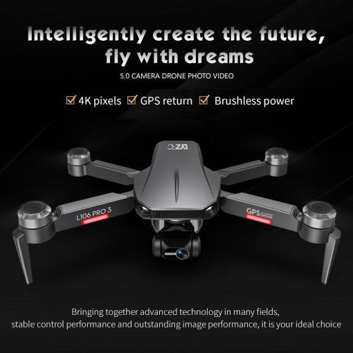 L106 Pro 3 Drone - 4K HD Profesional 3-Axis Gimbal 4K HD Dual Camera 5G GPS Dron Wifi FPV Brushless Motor RC Quadcopter VS L900 Pro Professional Camera Drone - Image 9