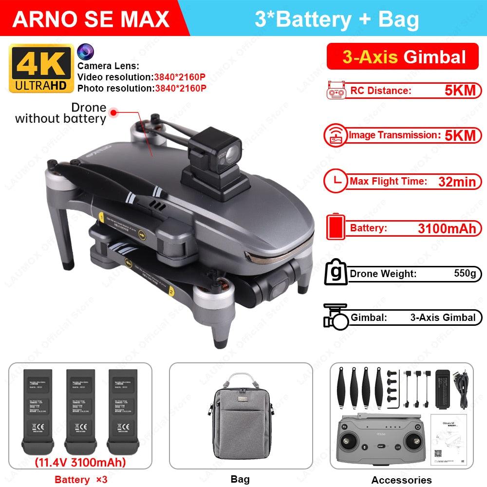 C-FLY Arno SE MAX Drone - Profesional 4K HD Camera 3-Axis Micro Gimbal 5G Wifi GPS Drone With HD Camera FPV Brushless Foldable RC Quadcopter Professional Camera Drone 16 C-FLY Arno SE MAX Drone - Profesional 4K HD Camera 3-Axis Micro Gimbal 5G Wifi GPS Drone With HD Camera FPV Brushless Foldable RC Quadcopter Professional Camera Drone - Image 16
