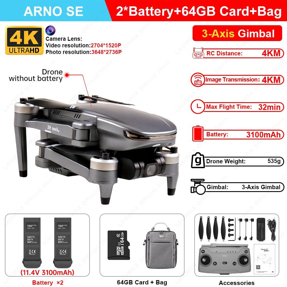 C-FLY Arno SE MAX Drone - Profesional 4K HD Camera 3-Axis Micro Gimbal 5G Wifi GPS Drone With HD Camera FPV Brushless Foldable RC Quadcopter Professional Camera Drone 15 C-FLY Arno SE MAX Drone - Profesional 4K HD Camera 3-Axis Micro Gimbal 5G Wifi GPS Drone With HD Camera FPV Brushless Foldable RC Quadcopter Professional Camera Drone - Image 15