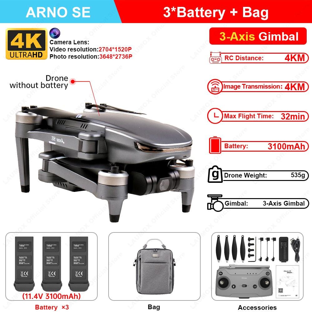 C-FLY Arno SE MAX Drone - Profesional 4K HD Camera 3-Axis Micro Gimbal 5G Wifi GPS Drone With HD Camera FPV Brushless Foldable RC Quadcopter Professional Camera Drone 9 C-FLY Arno SE MAX Drone - Profesional 4K HD Camera 3-Axis Micro Gimbal 5G Wifi GPS Drone With HD Camera FPV Brushless Foldable RC Quadcopter Professional Camera Drone - Image 9