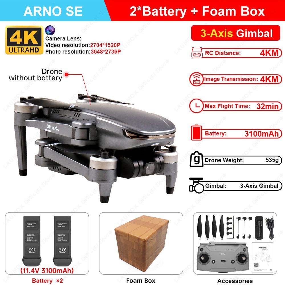 C-FLY Arno SE MAX Drone - Profesional 4K HD Camera 3-Axis Micro Gimbal 5G Wifi GPS Drone With HD Camera FPV Brushless Foldable RC Quadcopter Professional Camera Drone 6 C-FLY Arno SE MAX Drone - Profesional 4K HD Camera 3-Axis Micro Gimbal 5G Wifi GPS Drone With HD Camera FPV Brushless Foldable RC Quadcopter Professional Camera Drone - Image 6