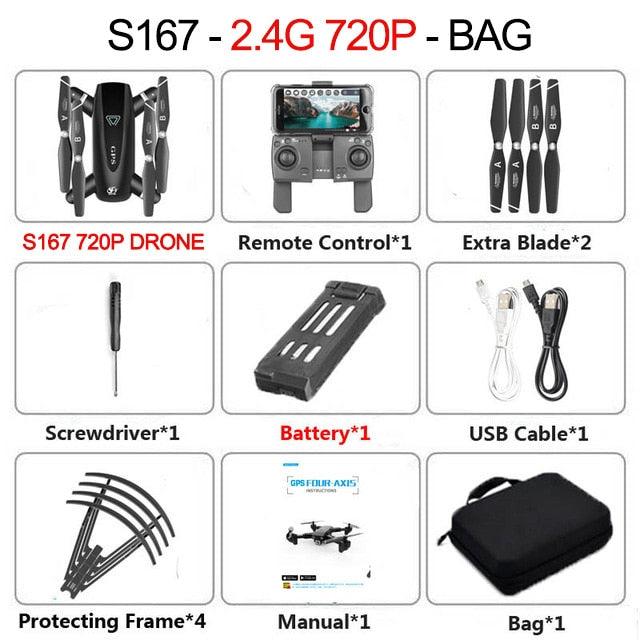 S167 Drone - 2020 New GPS Drone With 4K HD Camera 5G WIFI FPV RC Foldable Quadcopter Drone Flying Gesture Photos Video Helicopter Toy Professional Camera Drone 8 S167 Drone - 2020 New GPS Drone With 4K HD Camera 5G WIFI FPV RC Foldable Quadcopter Drone Flying Gesture Photos Video Helicopter Toy Professional Camera Drone — изображение 8