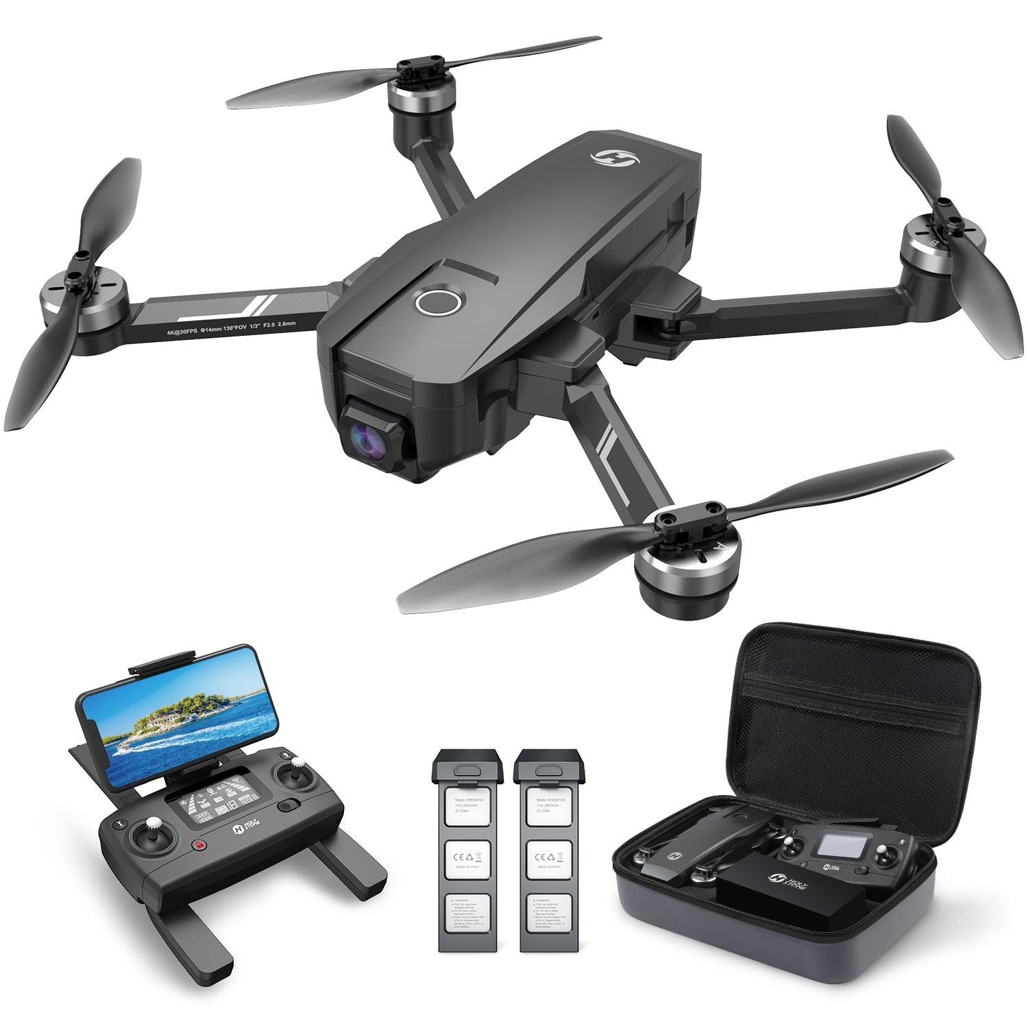 Holy Stone HS720E Upgraded 4K HD Drone Drone GPS 5G FPV Wi-Fi FOV 120°Camera Brushless Quadcopter 26 Minutes Flight Time Professional Camera Drone
