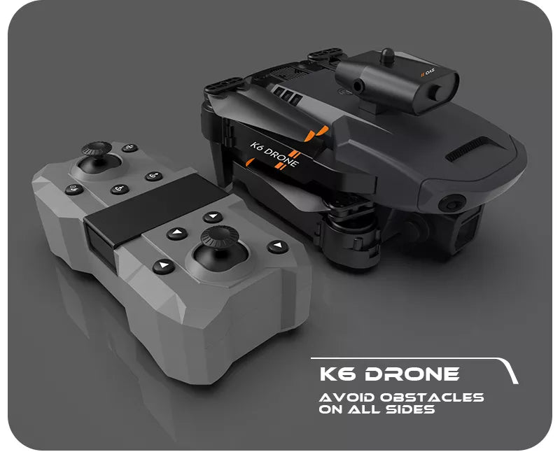 K6 Drone With Camera 4K HD Four Side 360 Obstacle Avoidance UAV Quadcopter Mini Drone 4 K6 Drone With Camera 4K HD Four Side 360 Obstacle Avoidance UAV Quadcopter Mini Drone - Image 4