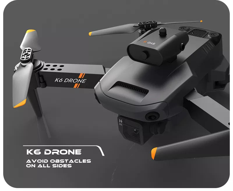 K6 Drone With Camera 4K HD Four Side 360 Obstacle Avoidance UAV Quadcopter Mini Drone 3 K6 Drone With Camera 4K HD Four Side 360 Obstacle Avoidance UAV Quadcopter Mini Drone - Image 3