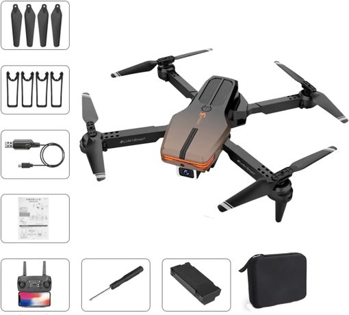 ARGIN V3 Pro Drone - with 4K Dual HD Camera for Kids Adults, RC Quadcopter WiFi FPV RC Drone with Infrared Obstacle Avoidance for Beginners Live Video RC Aircraft Christmas Party Plane — изображение 6