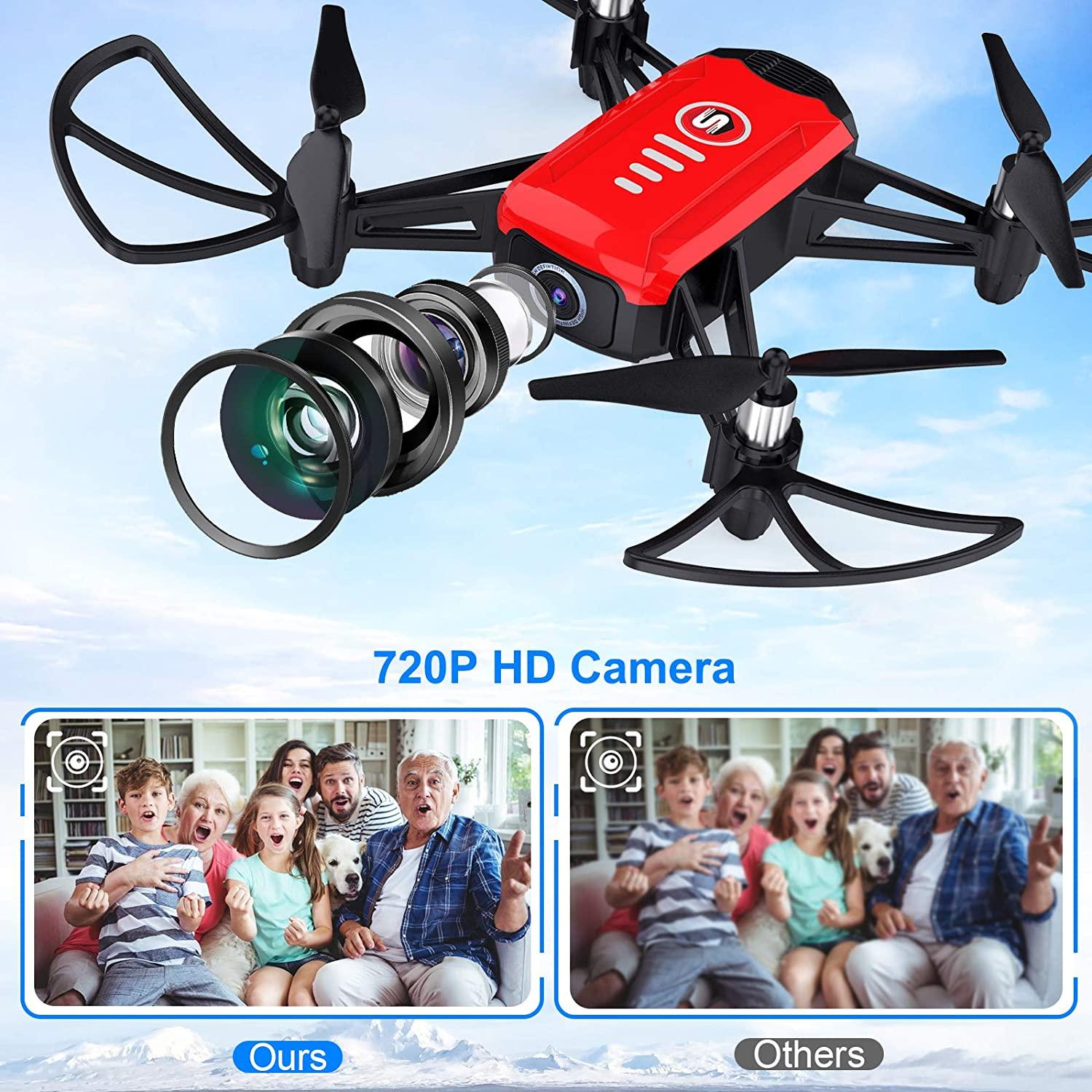 SANROCK H818 Mini Drone - for Kids, RC Quadcopter with Camera, Support Altitude Hold, Route Mode, Gesture Control, Headless Mode, One Key Take Off/Landing 5 SANROCK H818 Mini Drone - for Kids, RC Quadcopter with Camera, Support Altitude Hold, Route Mode, Gesture Control, Headless Mode, One Key Take Off/Landing — изображение 5