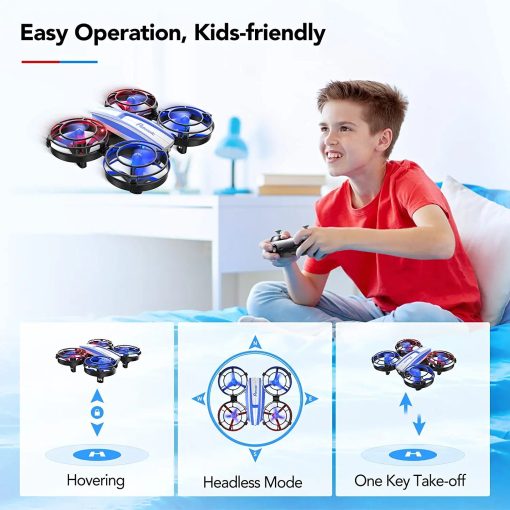 Potensic A21 Mini Drones - for Kids, 2 Pack IR Battle Drone with LED Lights, RC Quadcopter with 3D Flip, 3 Speeds, Headless Mode, Altitude Hold, Toy Gift for Boys Girls - Image 7