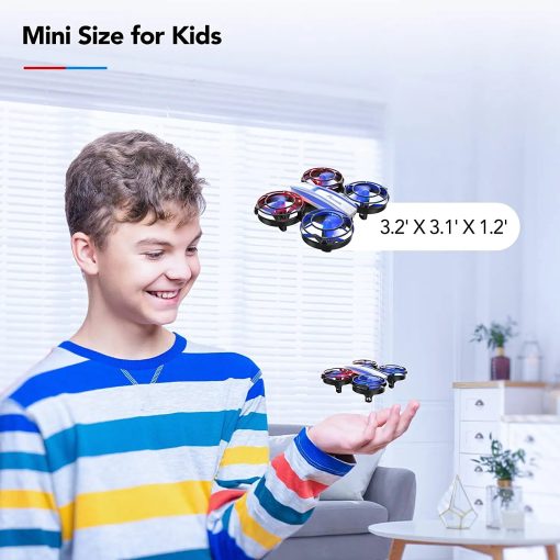 Potensic A21 Mini Drones - for Kids, 2 Pack IR Battle Drone with LED Lights, RC Quadcopter with 3D Flip, 3 Speeds, Headless Mode, Altitude Hold, Toy Gift for Boys Girls - Image 4