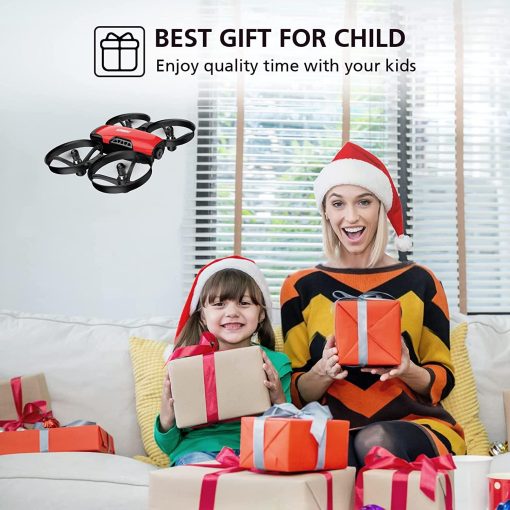 SANROCK U61W Drone - with Camera for Kids Adult Beginner 720P HD & 2 Batteries, Mini Drone Toy Gift for Boy Girl WiFi FPV RC Quadcopter, Waypoints Fly, Headless Mode, Altitude Hold, Emergency Stop — изображение 4