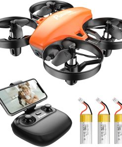Potensic A20W Drone - for Kids, Mini Drone with Camera 720P HD, RC Drone, 3 Batteries with Altitude Hold, One Key Take Off, Easy for Beginners, Gravity Sensor, Headless Mode