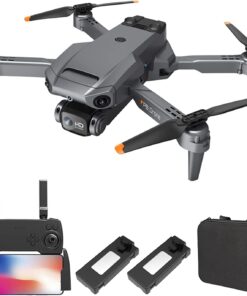 GoolRC Drone with Camera for Beginner - 4K Dual Camera RC Quadcopter with Function 4 Sided Obstacle Avoidance Waypoint Flight Gesture Control Storage Bag Package Drones for Kids 2 Battery