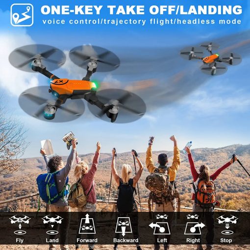 ORKNELY X-PACK7 Drone with Camera for Adults - WiFi 1080P HD Camera FPV RC Quadcopter Kids Toys Gifts for Beginner with Gravity Sensor 3 ORKNELY X-PACK7 Drone with Camera for Adults - WiFi 1080P HD Camera FPV RC Quadcopter Kids Toys Gifts for Beginner with Gravity Sensor — изображение 3