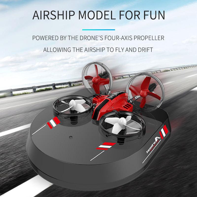 L6082 RC Drone - 2.4G Multi-functional Airplane Hovercraft 3 in 1 Quadcopter Radio Controlled Aircraft For Children 3 L6082 RC Drone - 2.4G Multi-functional Airplane Hovercraft 3 in 1 Quadcopter Radio Controlled Aircraft For Children - Image 3