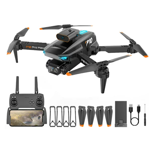 P10 Drone /P10 pro max drone - 8K Professional FPV Dual HD Camera ESC WIFI 5G Transmission Quadcopter Obstacle Avoidance Drone for Children 1 P10 Drone /P10 pro max drone - 8K Professional FPV Dual HD Camera ESC WIFI 5G Transmission Quadcopter Obstacle Avoidance Drone for Children