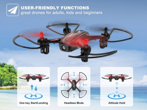 NEHEME NH530 Drones - With Camera for Adults Kids, FPV Drone with 1080P HD Camera , RC Quadcopter for Beginners with Gravity Sensor, Headless Mode, One Key Return/Take Off/Landing, Drone with 2 Batteries - صورة NEHEME NH530 Drones - With Camera for Adults Kids, FPV Drone with 1080P HD Camera , RC Quadcopter for Beginners with Gravity Sensor, Headless Mode, One Key Return/Take Off/Landing, Drone with 2 Batteries - صورة 7