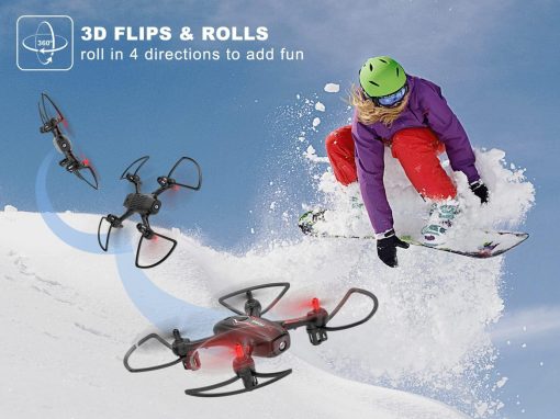 NEHEME NH530 Drones - With Camera for Adults Kids, FPV Drone with 1080P HD Camera , RC Quadcopter for Beginners with Gravity Sensor, Headless Mode, One Key Return/Take Off/Landing, Drone with 2 Batteries - صورة NEHEME NH530 Drones - With Camera for Adults Kids, FPV Drone with 1080P HD Camera , RC Quadcopter for Beginners with Gravity Sensor, Headless Mode, One Key Return/Take Off/Landing, Drone with 2 Batteries - صورة 6