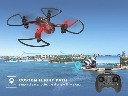 NEHEME NH530 Drones - With Camera for Adults Kids, FPV Drone with 1080P HD Camera , RC Quadcopter for Beginners with Gravity Sensor, Headless Mode, One Key Return/Take Off/Landing, Drone with 2 Batteries - صورة NEHEME NH530 Drones - With Camera for Adults Kids, FPV Drone with 1080P HD Camera , RC Quadcopter for Beginners with Gravity Sensor, Headless Mode, One Key Return/Take Off/Landing, Drone with 2 Batteries - صورة 4