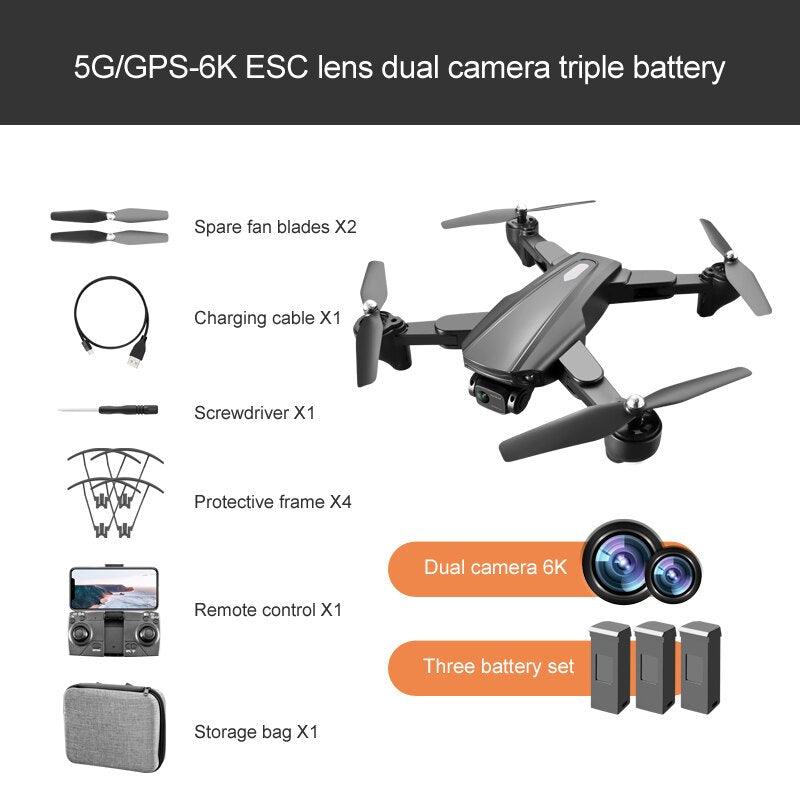 R20 Drone - 2024 New 6K Professional High-definition Camera GPS 5G Aerial Photography 4-axis Aircraft Folding Remote Control Toy 8 R20 Drone - 2024 New 6K Professional High-definition Camera GPS 5G Aerial Photography 4-axis Aircraft Folding Remote Control Toy - Image 8