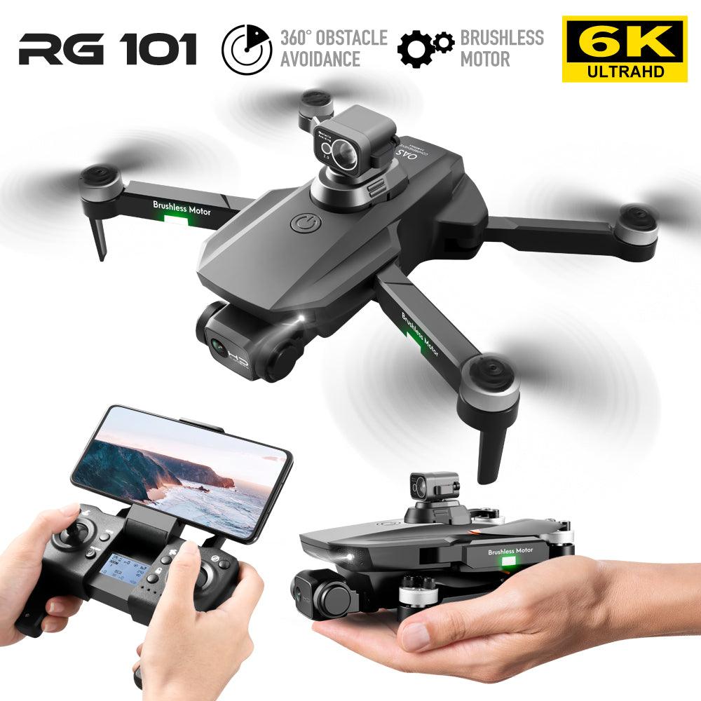 GR101 Drone ESC HD Camera 6K professional camera gps Quadcopter 4 GR101 Drone ESC HD Camera 6K professional camera gps Quadcopter - صورة GR101 Drone ESC HD Camera 6K professional camera gps Quadcopter - صورة 4