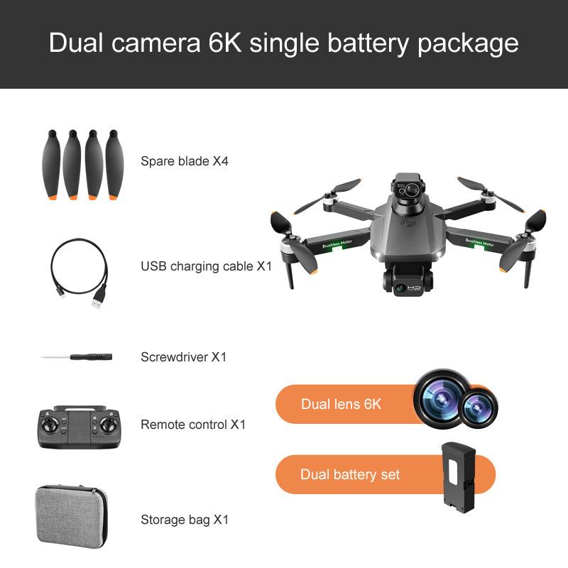 GR101 Drone ESC HD Camera 6K professional camera gps Quadcopter 3 GR101 Drone ESC HD Camera 6K professional camera gps Quadcopter - صورة GR101 Drone ESC HD Camera 6K professional camera gps Quadcopter - صورة 3